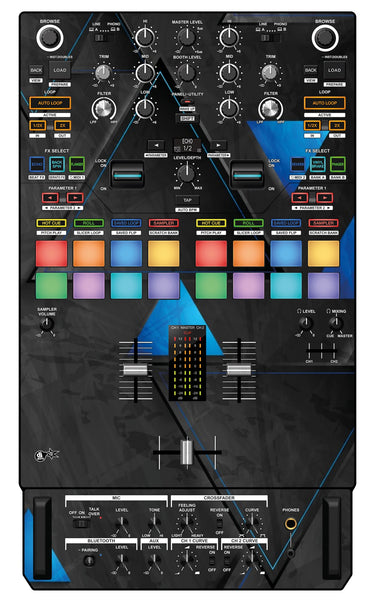 Pioneer DJ DJM S7 Skin Metallic Bermuda Blue